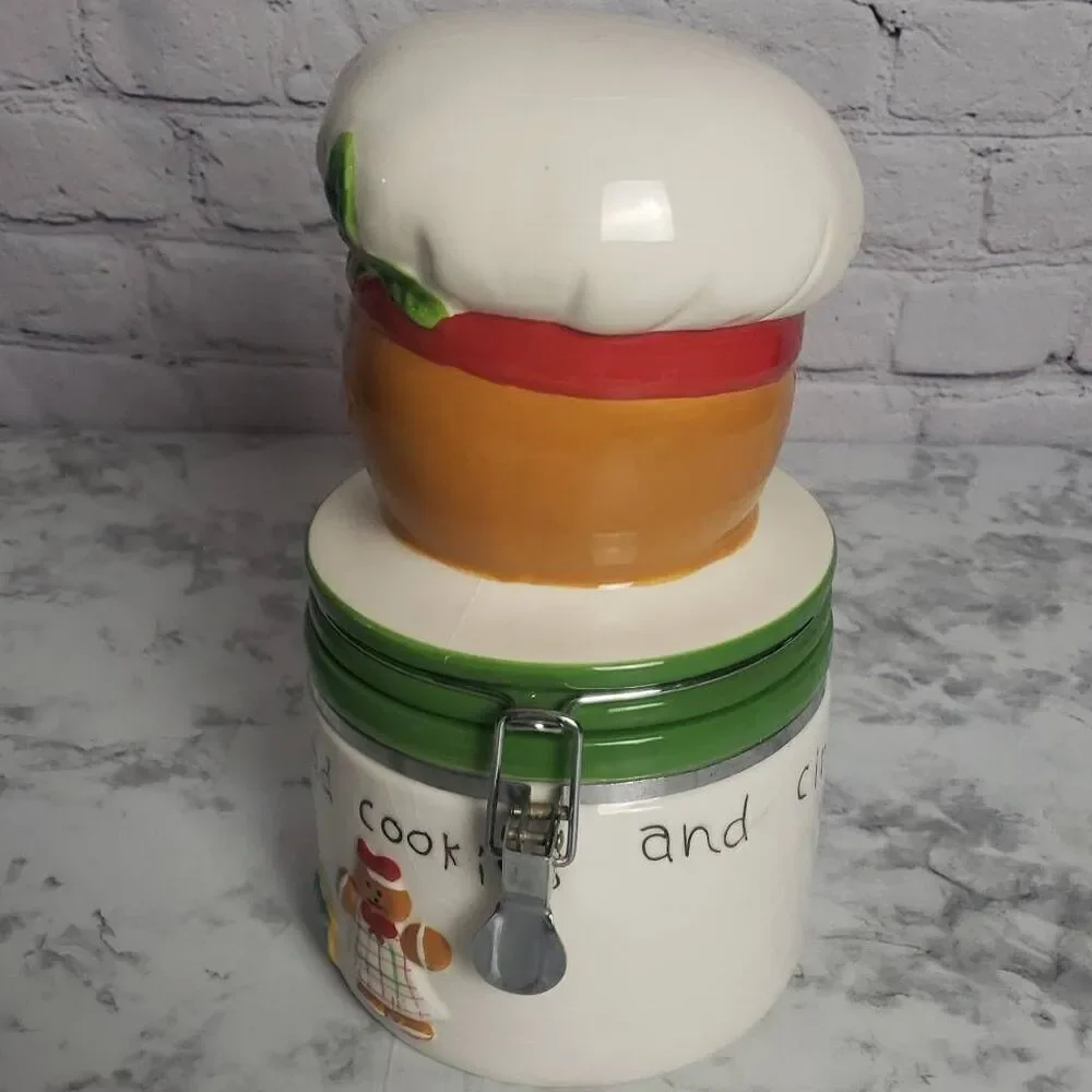 Ceramic Christmas Cookie Jar